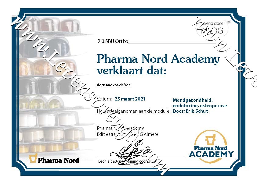 Mondgezondheid, endotoxine, osteoporose - 2 SBU